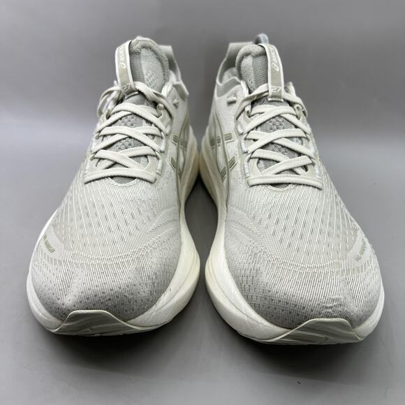 ASICS Gel-Nimbus 27 Running Shoes Women Size 9.5 Green Gray Comfort Low Sneakers - Picture 2 of 8